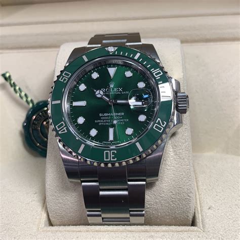 rolex sub hulk for sale|rolex hulk watch charts.